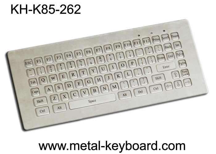 85 Keys Industrial Computer Keyboard Stainless Steel Water Resistant