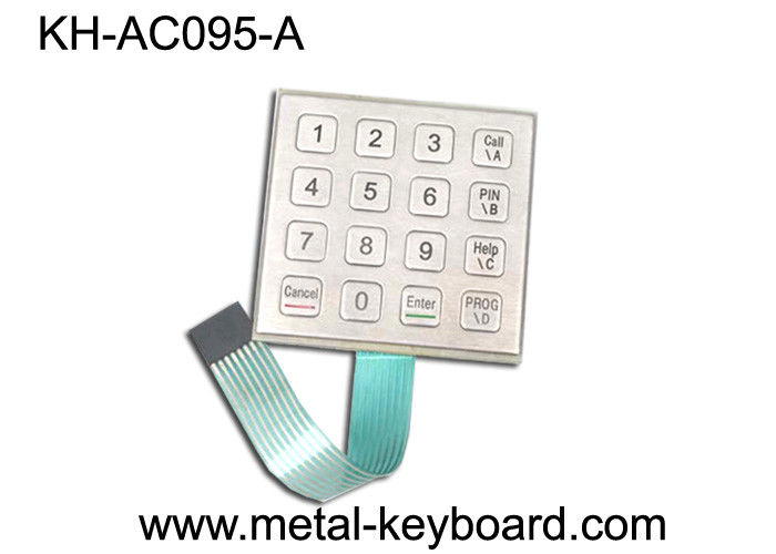Weather - proof Stainless Steel Keyboard for Door Access System