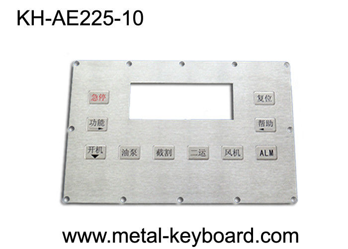 Custom Stainless steel Panel mount Keypad Kiosk with 10 Keys for harsh environment