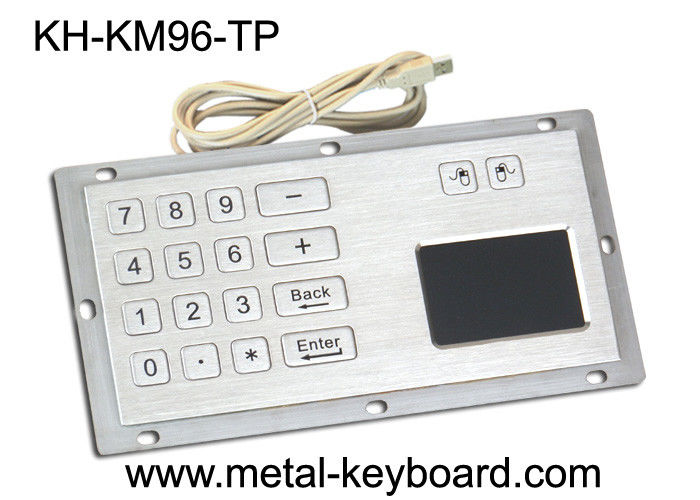 Industrial Panel Mount Touchpad Keyboard with USB Interface , Custom Mechanical Keyboard