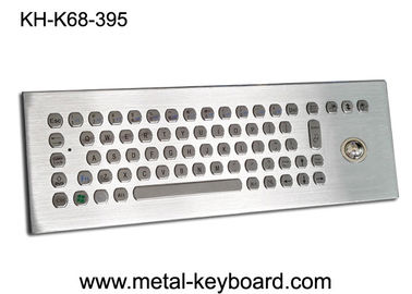 67 keys Metal desktop Industrial keyboard with Trackball for Industrial Control Platform