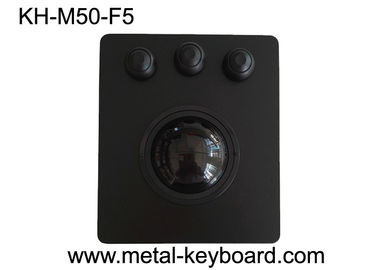 Stainless Steel Industrial Trackball Mouse Waterproof Front Panel Mounting Solution